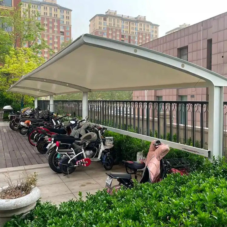 眉县膜结构电动车棚